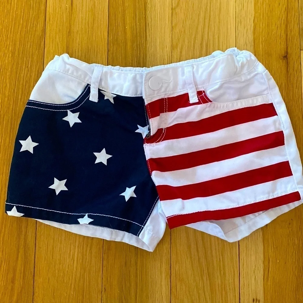 The Children’s Place Red White Blue Patriotic Shorts 6